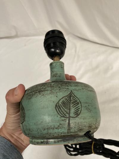 Jacques Blin 1950s Studio pottery ceramic lamp by Jacques Blin