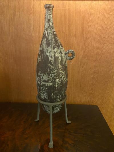 Jacques Blin Ceramic Vase Amphora France 1950s