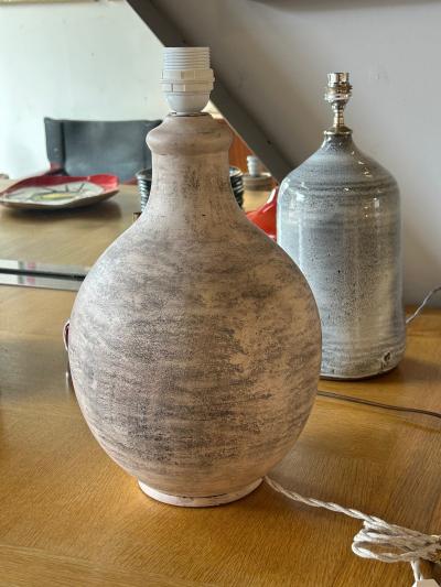 Jacques Blin Ceramic table lamp by Jacques Blin France 1960s