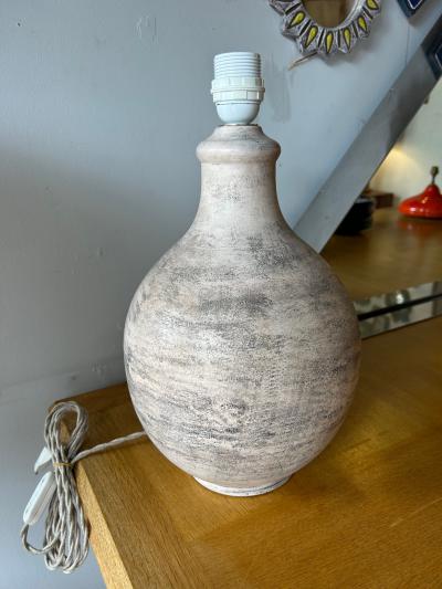 Jacques Blin Ceramic table lamp by Jacques Blin France 1960s