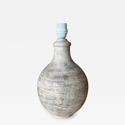 Jacques Blin Ceramic table lamp by Jacques Blin France 1960s