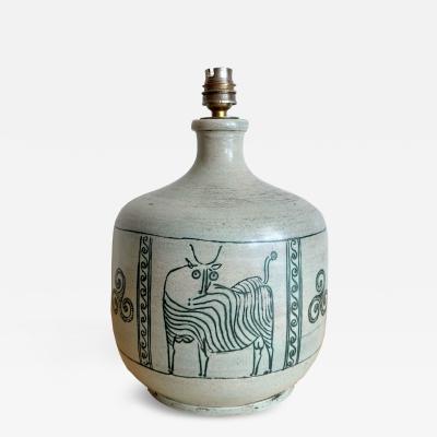 Jacques Blin JACQUES BLIN CERAMIC TABLE LAMP