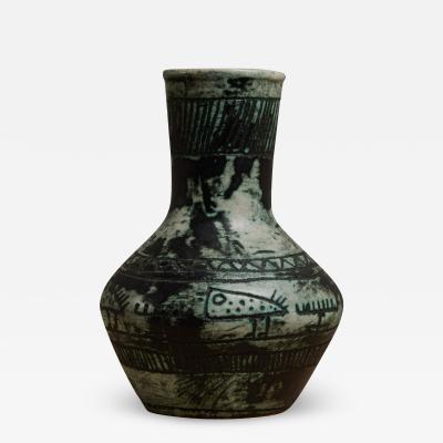 Jacques Blin Jacques Blin Baluster Green Small Vase