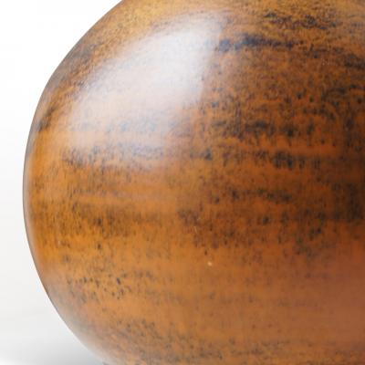 Jacques Blin Table Lamp in Textured Orange Carmel Tones by Jacques Blin