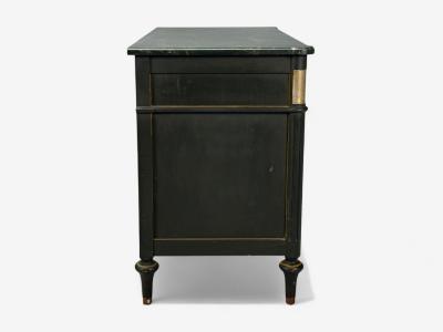 Jacques Bodart Louis XVI Style Green Painted Commode USA 1960s