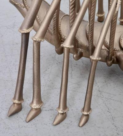 Jacques Duval Brasseur Rare Brass Scorpion Coffee Table Attributed to Jacques Duval Brasseur