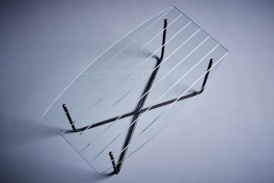 Jacques Hitier Jacques Hitier Coffee Table in Glass and Iron France 1950s