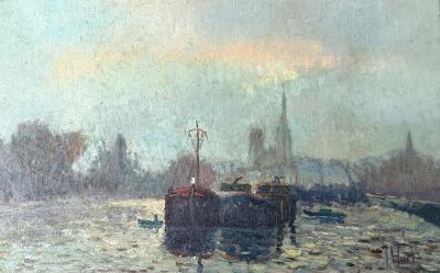 Jacques Huet Along the Seine Paris 
