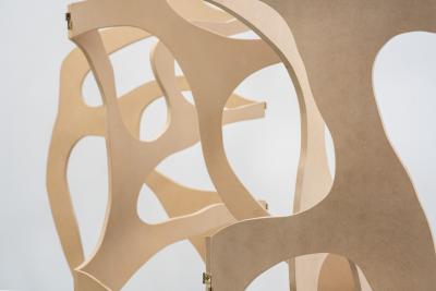 Jacques Jarrige 7 Panel screen Meanders 