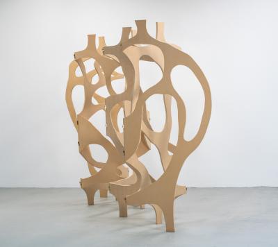 Jacques Jarrige 7 Panel screen Meanders 