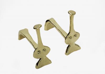 Jacques Jarrige Adam Eve Andirons by Jacques Jarrige