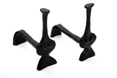 Jacques Jarrige Andirons by Jacques Jarrige