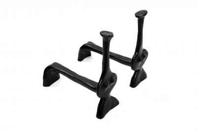Jacques Jarrige Andirons by Jacques Jarrige
