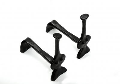 Jacques Jarrige Andirons by Jacques Jarrige
