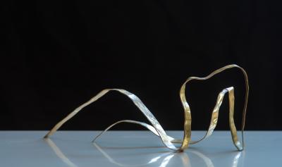 Jacques Jarrige Brass Sculpture by Jacques Jarrige Angel 7 