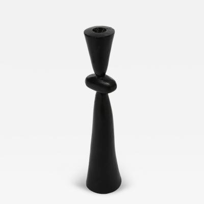Jacques Jarrige Bronze Candlestick by Jacques Jarrige