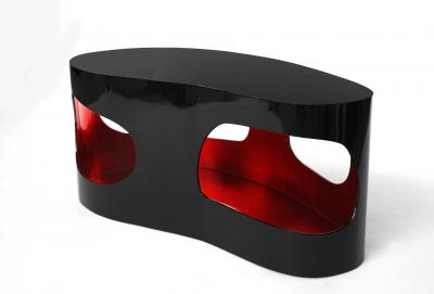 Jacques Jarrige Coffee Table Cloud in Lacquer by Jacques Jarrige