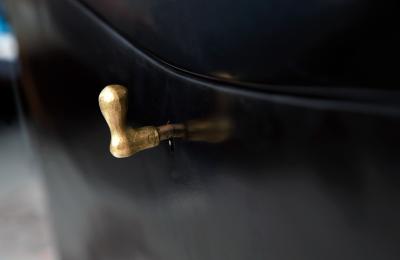 Jacques Jarrige Drop Leaf Cabinet Sculpted by Jacques Jarrige