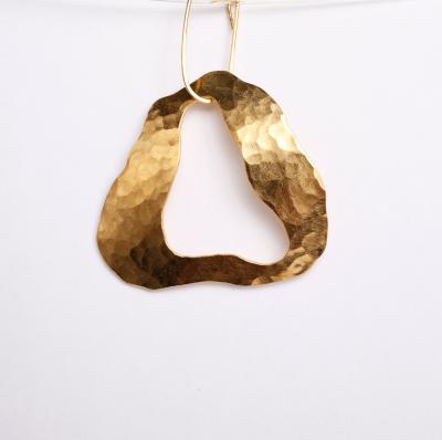 Jacques Jarrige Gold plated Earrings Cloud by Jacques Jarrige
