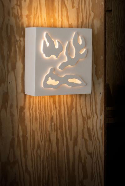 Jacques Jarrige Hand Cut Wall Light by Jacques Jarrige