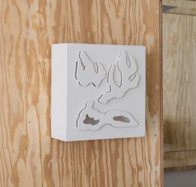 Jacques Jarrige Hand Cut Wall Light by Jacques Jarrige