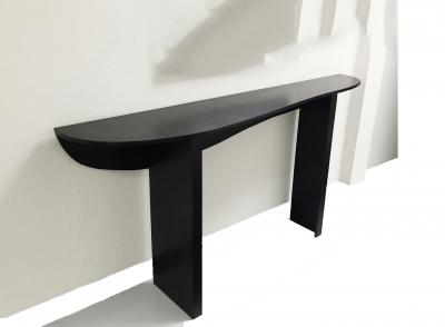 Jacques Jarrige Long Console in Stained Wood by Jacques Jarrige