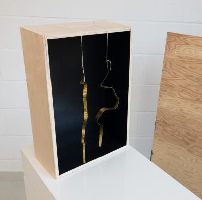 Jacques Jarrige Mobile Sculptures in Brass by Jacques Jarrige Angel 14 