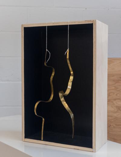 Jacques Jarrige Mobile Sculptures in Brass by Jacques Jarrige Angel 14 