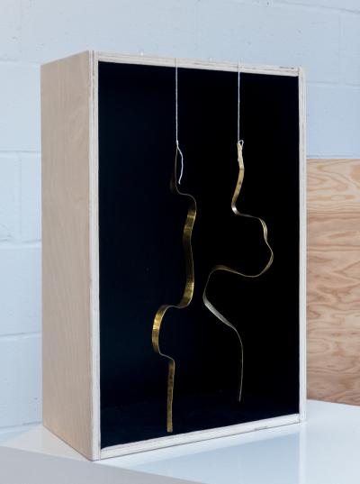Jacques Jarrige Mobile Sculptures in Brass by Jacques Jarrige Angel 14 