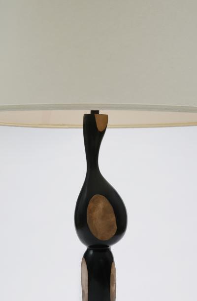 Jacques Jarrige Pair of Bronze Lola Lamps by Jacques Jarrige