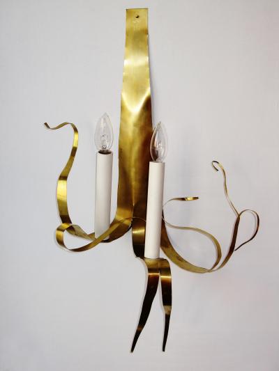 Jacques Jarrige Pair of Fiori Wall Lights by Jacques Jarrige