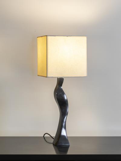 Jacques Jarrige Pair of sculptural table lamps Flame