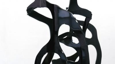 Jacques Jarrige Screen in Black Lacquer by Jacques Jarrige Meanders 