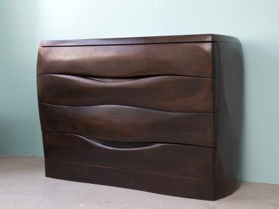 Jacques Jarrige Sculpted Chest of Drawers by Jacques Jarrige