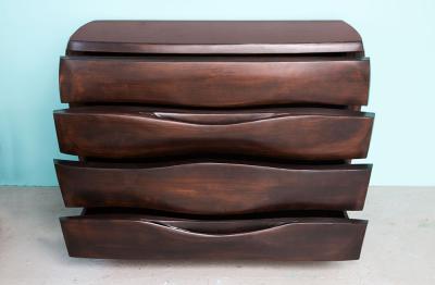 Jacques Jarrige Sculpted Chest of Drawers by Jacques Jarrige
