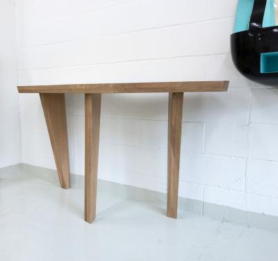 Jacques Jarrige Sculpted Oak Console Table by Jacques Jarrige