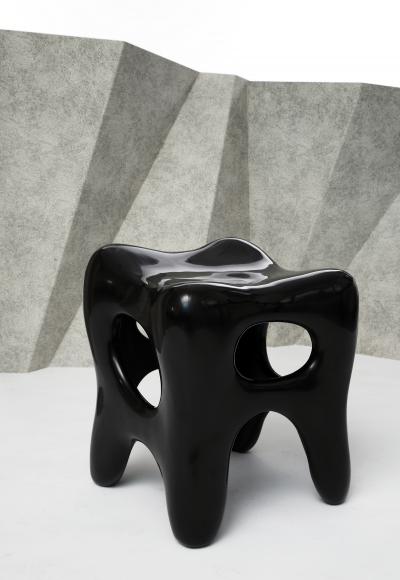 Jacques Jarrige Sculpted Stools by Jacques Jarrige