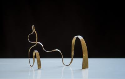 Jacques Jarrige Sculpture in Brass by Jacques Jarrige Angel 1 