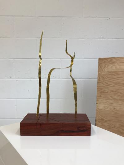 Jacques Jarrige Sculpture in Brass by Jacques Jarrige Angel 10 