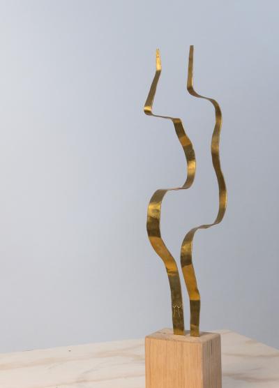 Jacques Jarrige Sculpture in Brass by Jacques Jarrige Angel 12 