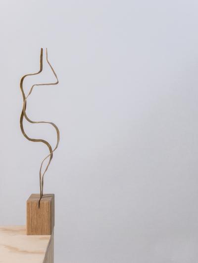 Jacques Jarrige Sculpture in Brass by Jacques Jarrige Angel 12 