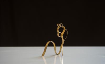 Jacques Jarrige Sculpture in Brass by Jacques Jarrige Angel 2 