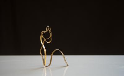 Jacques Jarrige Sculpture in Brass by Jacques Jarrige Angel 2 
