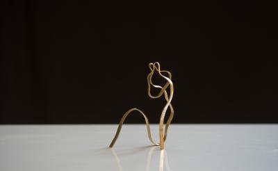 Jacques Jarrige Sculpture in Brass by Jacques Jarrige Angel 2 