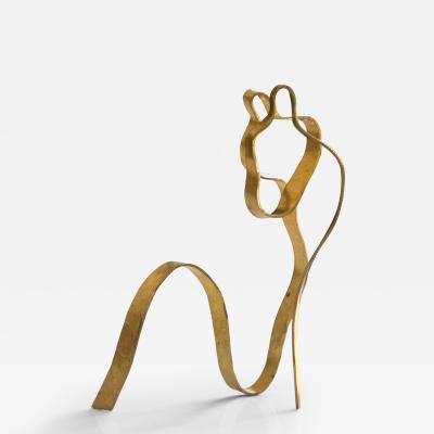 Jacques Jarrige Sculpture in Brass by Jacques Jarrige Angel 2 
