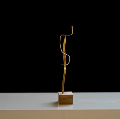Jacques Jarrige Stabile in Brass by Jacques Jarrige Angel 4 