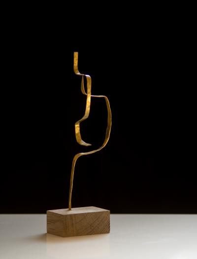 Jacques Jarrige Stabile in Brass by Jacques Jarrige Angel 4 