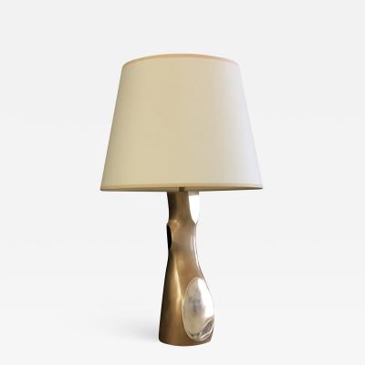 Jacques Jarrige Table Lamp Togo in Natural Bonze