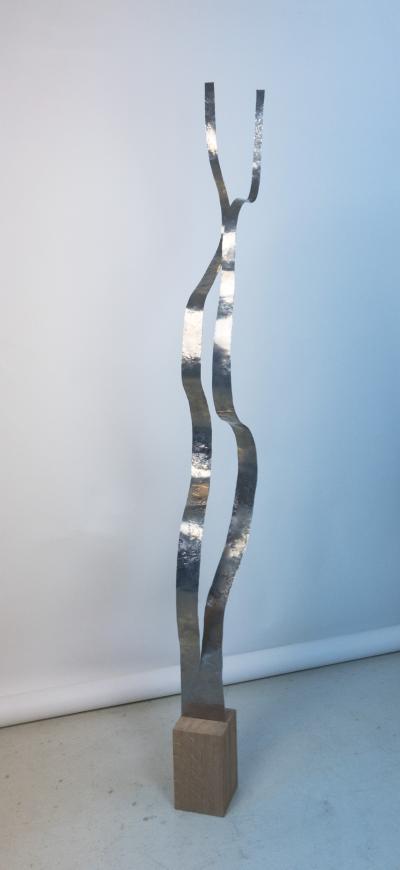 Jacques Jarrige Tall Sculpture in Aluminum by Jacques Jarrige Angel 18 