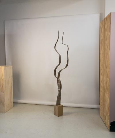 Jacques Jarrige Tall Sculpture in Aluminum by Jacques Jarrige Angel 18 